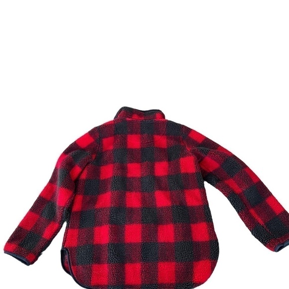 𝅺ABERCROMBIE and Fitch Buffalo check 1/4 zip pullover jacket womens Small - Picture 2 of 6